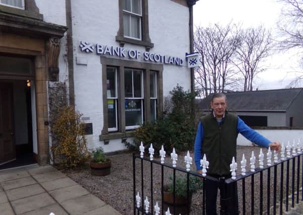 Bonar Bridge resident Michael Baird, who has complained to the Financial Ombudsman about the Bank of Scotlands move to cut the opening hours of his local branch.
