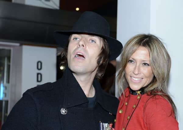 Liam Gallagher with his now former wife Nicole Appleton in 2012. Picture: PA