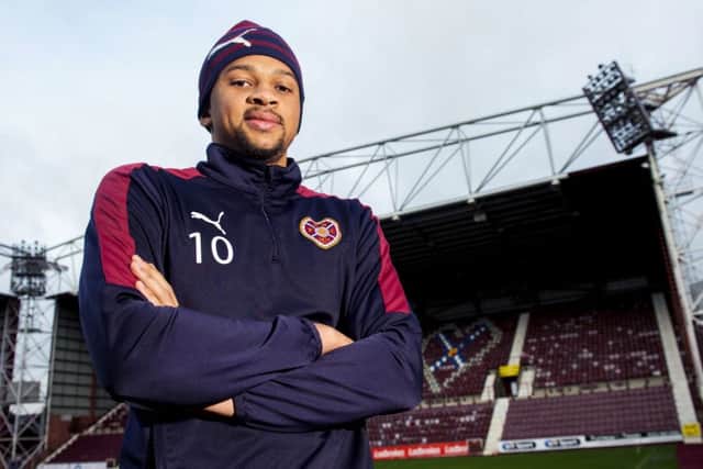 Osman Sow is enjoying his football at Hearts but says his next contract has to match his ambitions. Picture: SNS