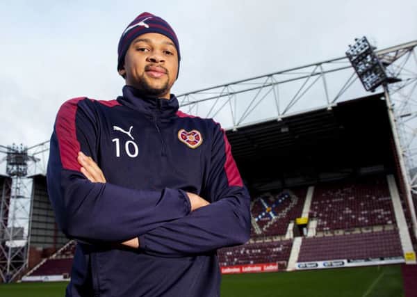 Osman Sow is enjoying his football at Hearts but says his next contract has to match his ambitions. Picture: SNS
