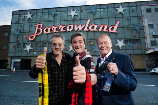 Stuart Wood, Les McKeown and Alan Longmuir give the thumbs-up to their Barrowland show. Picture: John Devlin
