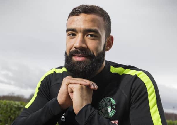 Hibernian's Liam Fontaine looks ahead to his side's forthcoming fixture against QOTS. Picture: SNS