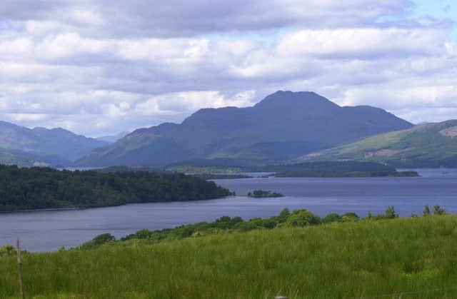 The Loch Lomond and Trossachs National Park. Picture Allan Milligan