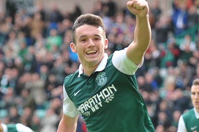John McGinn has been in great form for Hibs this season. Picture: Jane Barlow