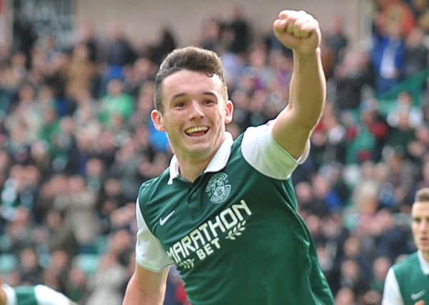 John McGinn has been in great form for Hibs this season. Picture: Jane Barlow