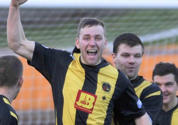 Darren Lavery netted as Berwick leapt off the bottom of the table. Picture: Stuart Cobley