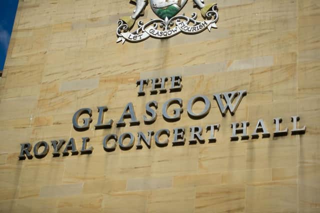At the Glasgow Royal Concert Hall. Picture: John Devlin