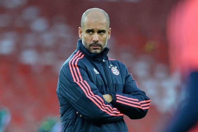 Pep Guardiola: Could move to London or Manchester. Picture: AFP/Getty