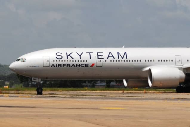 Air France flight was forced to land in Mombasa, Kenya. Picture: AFP/Getty