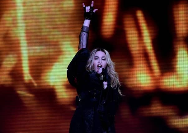 Madonna's Rebel Heart Tour 2015 at the SSE Hydro in Glasgow last night. Picture: Lisa Ferguson
