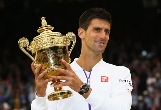 Djokovic defended his Wimbledon title with a four-set final win. Picture: Getty
