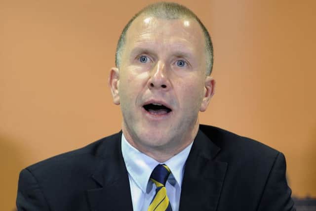 Stewart Regan backed Michel Platini as recently as August. Picture: John Devlin