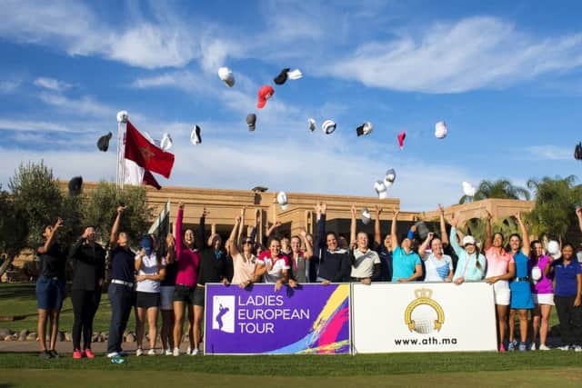 Joy for the 30 golfers who won their Ladies European Tour cards in Morocco.