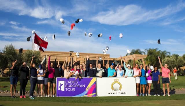 Joy for the 30 golfers who won their Ladies European Tour cards in Morocco.