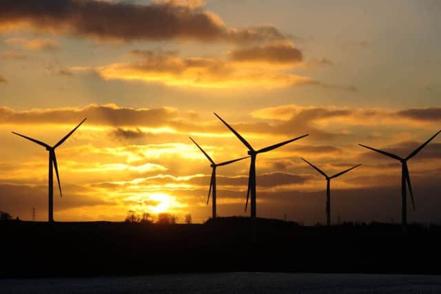 Almost half (49.7 per cent) of Scotlands electricity demand came from renewable sources  such as wind power and hydro power  in 2014. Picture: TSPL