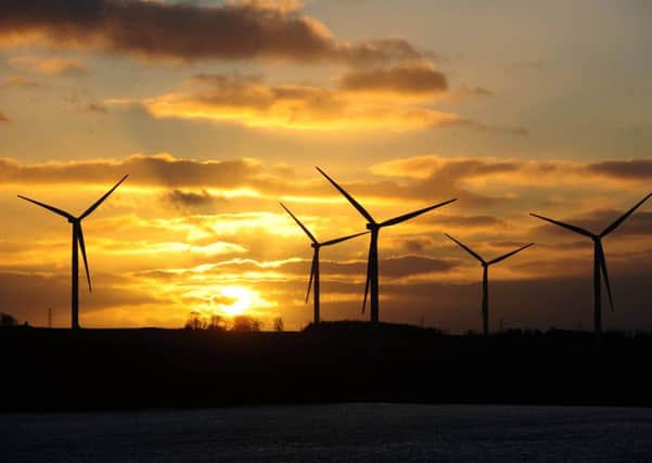 Almost half (49.7 per cent) of Scotlands electricity demand came from renewable sources  such as wind power and hydro power  in 2014. Picture: TSPL