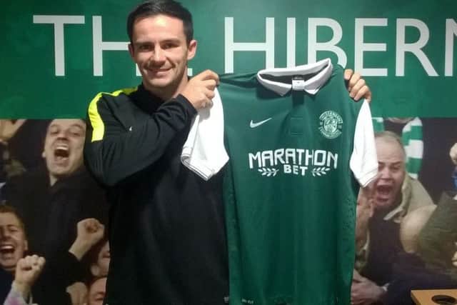 Chris Dagnall has joined Hibs subject to international clearance. Picture: John Stephens
