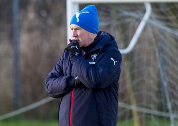 Rangers manager Mark Warburton says he is more conerned about getting his wife's Christmas present than Alan Stubbs. Picture: Alan Harvey/SNS