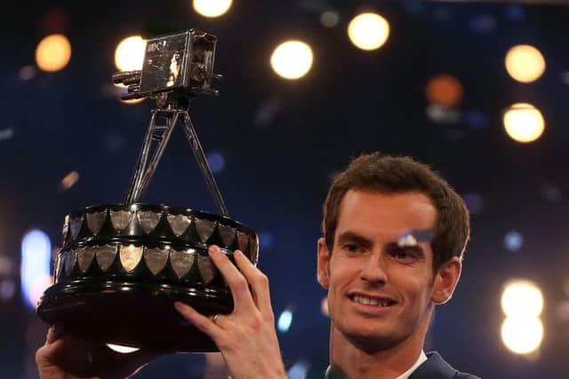 Andy Murray won Sports Personality of the Year 2015 at the SSE Arena, Belfast. Picture: PA