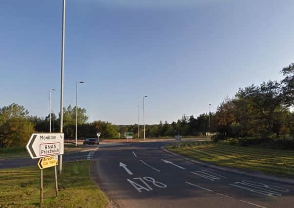 The accident took place on the A77 near the Dutchhouse Roundabout. Picture: Google