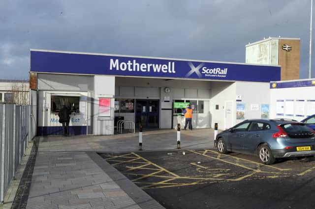 Motherwell train station. Picture Alan Watson.