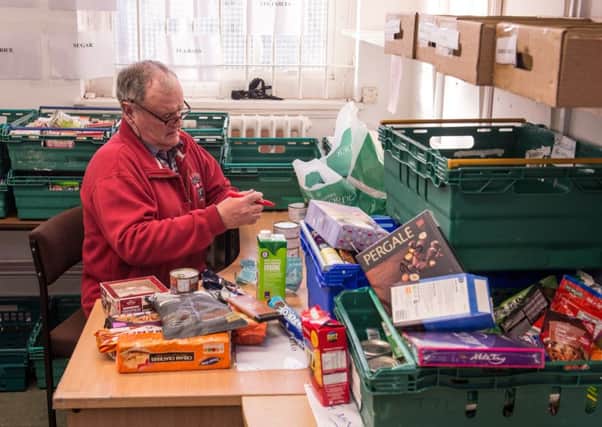 Foodbank demand has soared in the past year. Picture: Getty Images