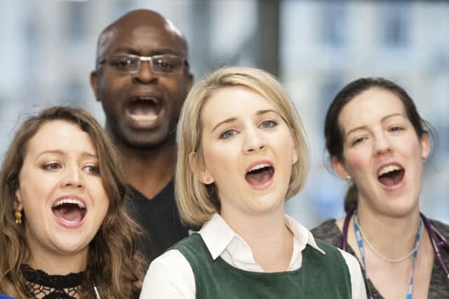 The Lewisham and Greenwich NHS Choir have been successful in their campaign to get their song 'A Bridge Over You' to number one. Picture: PA