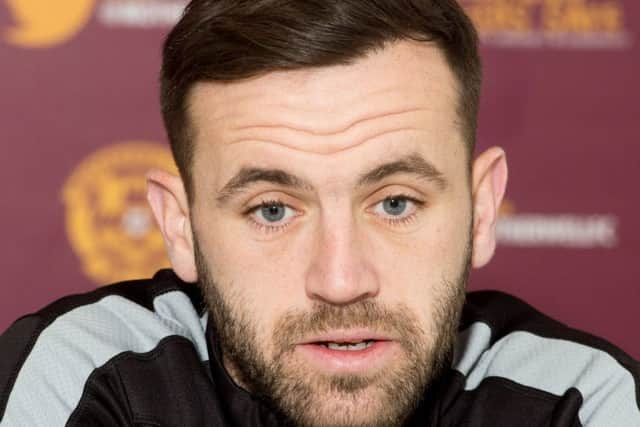 Motherwell's James McFadden talks to the press ahead of his side's upcoming fixture against Dundee United. Picture: SNS