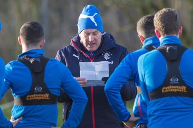 Rangers manager Mark Warburton is looking for three new signings in January. Picture: SNS