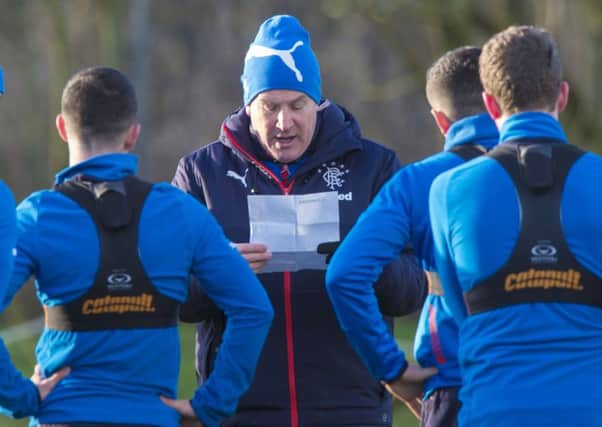 Rangers manager Mark Warburton is looking for three new signings in January. Picture: SNS
