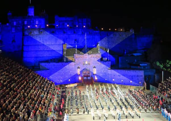 Performers wow the audience at this years Royal Edinburgh Military Tattoo. The events profile is to be raised by overseas trips. Picture: TSPL