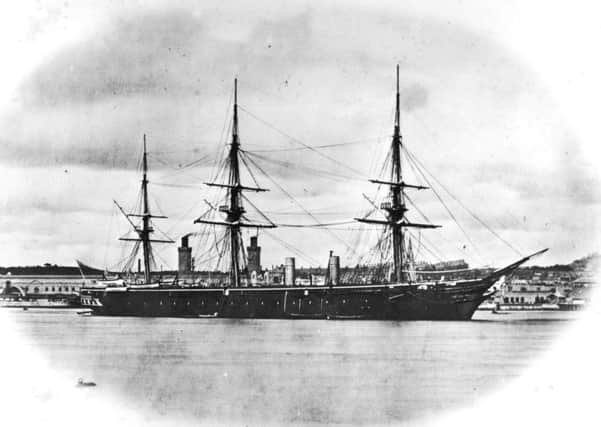 On this day in 1860, the Royal Navys first ironclad warship, HMS Warrior, was launched on the Thames. Picture: Getty Images