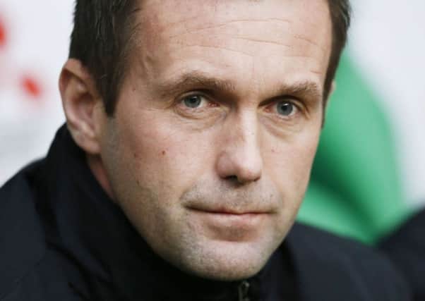 Ronny Deila was disappointed by the result but happy with his team's performance. Picture: PA