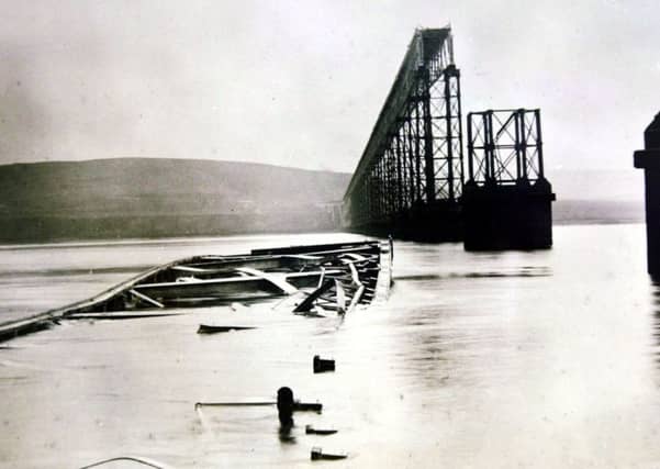 A rare photograph of the disaster