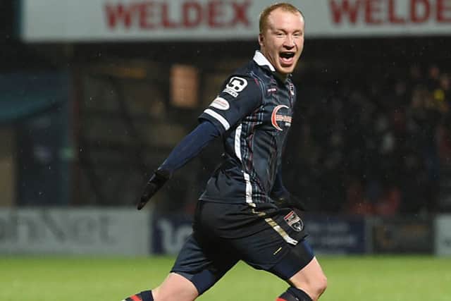 Liam Boyce has scored 17 goals this season, three of which came against Dundee on Saturday. Picture: SNS