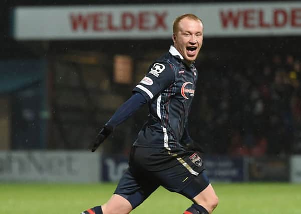 Liam Boyce has scored 17 goals this season, three of which came against Dundee on Saturday. Picture: SNS
