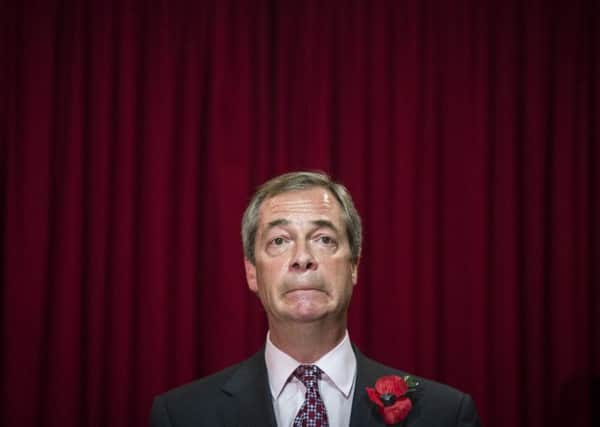 Nigel Farage could yet face a leadership challenge, but Ukips hard-right arguments will still be heard. Picture: Getty Images