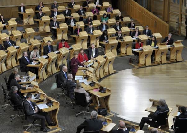 The political landscape at Holyrood is set for seismic changes. Picture: Ian Rutherford