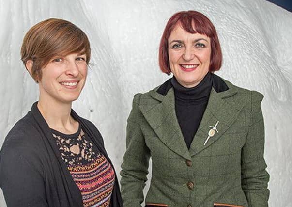 Glasgow-raised Dr Raeanne Miller with education secretary Angela Constance, right. Picture: Contributed