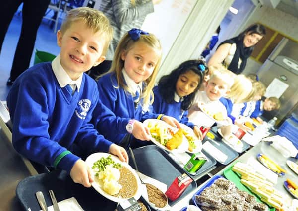 The Scottish Government introduced a policy of free school meals for all P1-P3 pupils. Picture: Alan Murray
