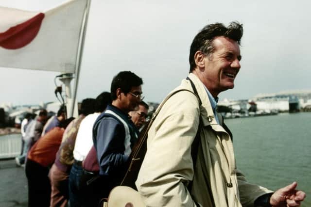 Michael Palin sets off to go 'Full Circle' around the Pacific rim - here shown in Japan.