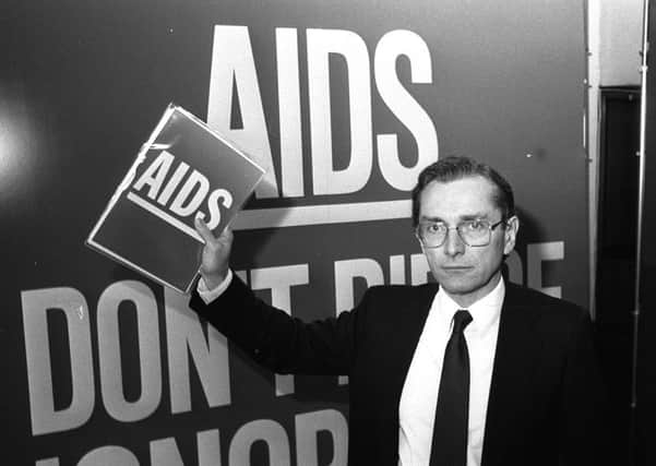 Norman Fowler backed the Aids education campaign. Picture: PA