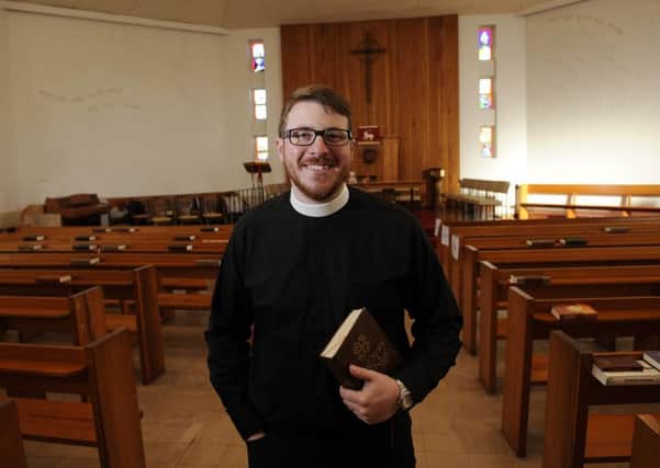 Michael Mair, who at 25 years old, was the youngest ordained minister in Scotland when he was ordained last year. Picture: Greg Macvean