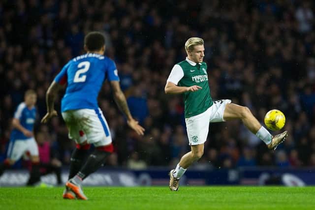 Golden boy: Jason Cummings sparkled in his new boots. Picture: John Devlin
