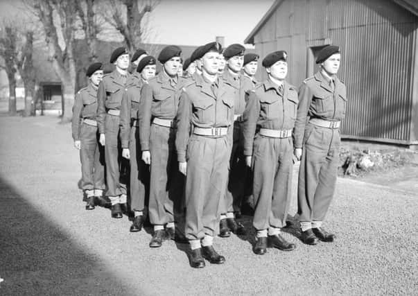The final National Service call-up was on this day in 1960. Picture: Stroud/Express/Getty