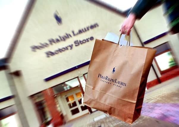 Demand for brands including Polo Ralph Lauren helped Gretna Gateway to another record year. Picture: Paul Dodds