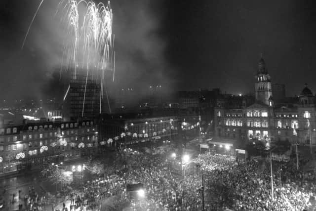 George Square Hogmanay -1990