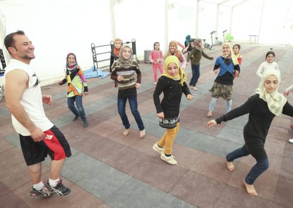 Mohammed Al Karad volunteers at the youth centre in Jordan. Picture: Mercy Corps