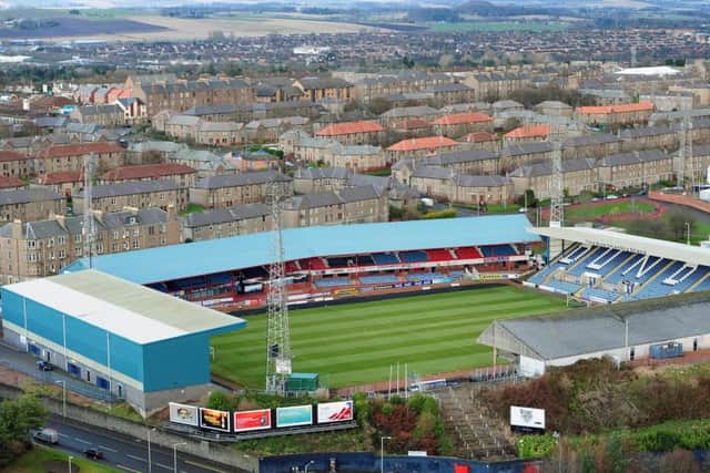 The match at Dens Park has been postponed due to a waterlogged pitch. Picture: Ian Rutherford