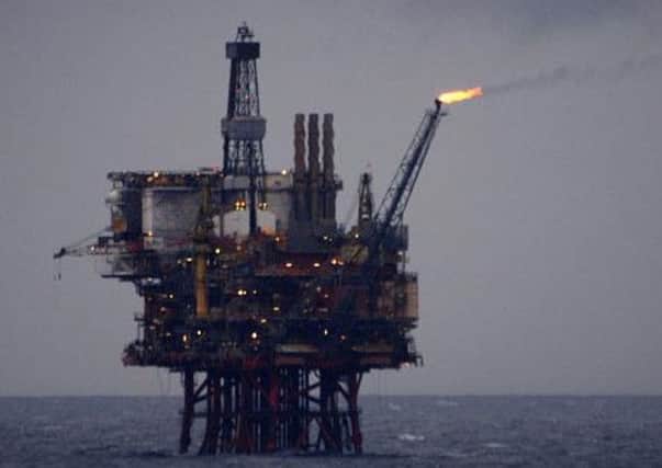 North Sea oil platform